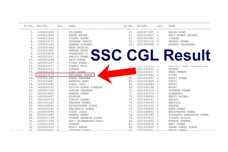 Ssc Cgl Result Tier 1 Archives All Jobs For You