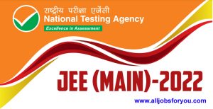 JEE Main Online Form 2022
