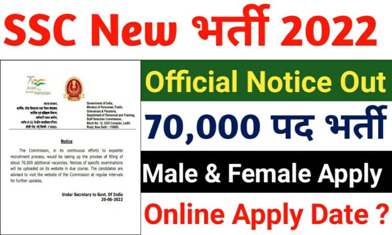 SSC 7000 Post Upcoming Bharti 2022