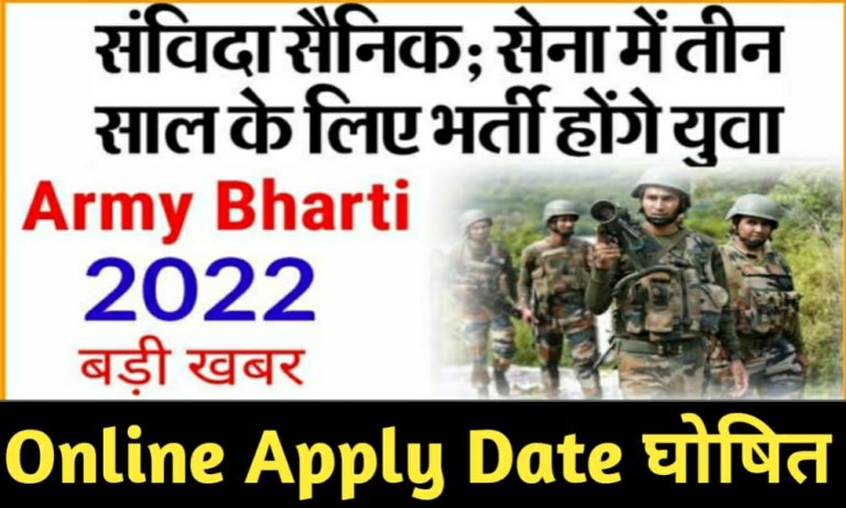 Indian Army Agneepath Scheme Recruitment 2022