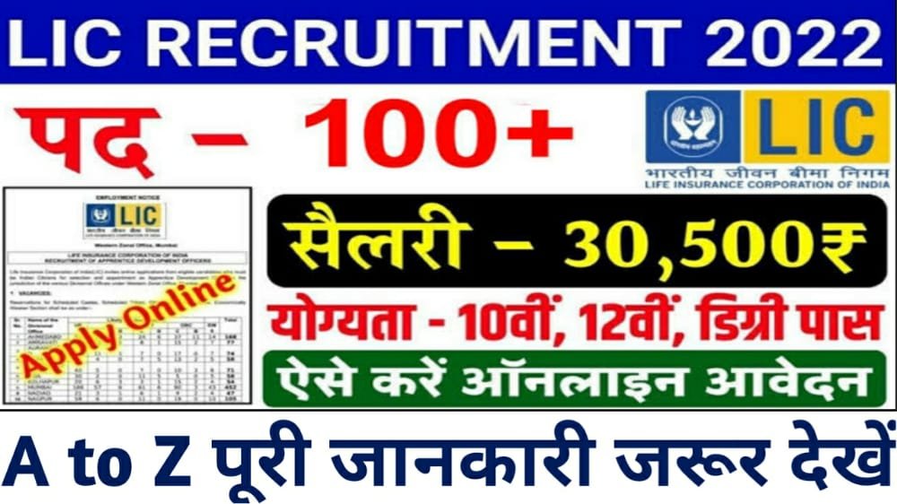 LIC India Recruitment 2022