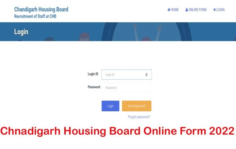 Chandigarh Housing Board Online Form 2022