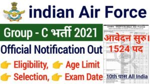 Indian Air Force Group C Civilian Vacancy