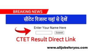 CTET Result 2022 Today News
