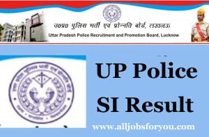 UP Police SI Result 2022 