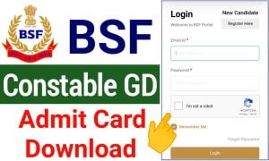 BSF Constable GD Admit Card 2022