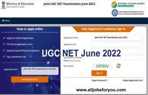 UGC NET 2022 Application Form