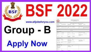 BSF Group B Online Form 2022