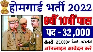 UP Home Guard Recruitment 2022