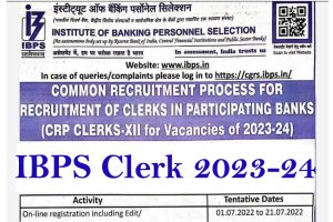 IBPS Clerk Recruitment 2022 IBPS Clerk Online Form 2022