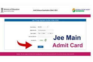 NTA JEE Main Admit Card 2022