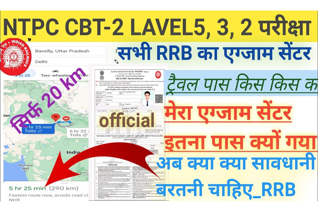 Railway RRB NTPC CBT 2 City Information 2022