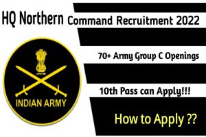 Indian Army HQ Northern Command Recruitment 2022