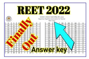 Rajasthan REET Answer Key 2022