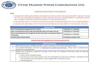 UPPCL Executive Assistant Online Form 2022