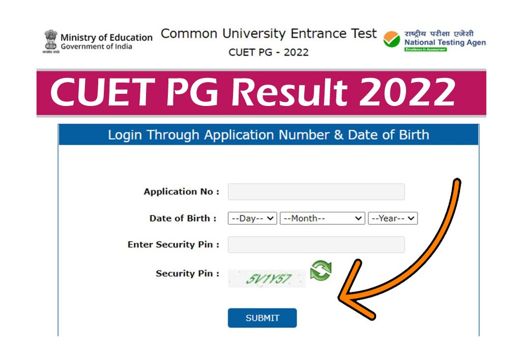 NTA CUET PG Result 2022 Cuet.samarth.ac.in PG Scorecard, Merit List ...