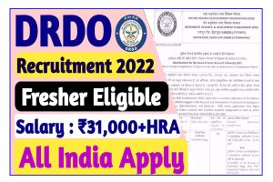 DRDO IRDE Recruitment 2022