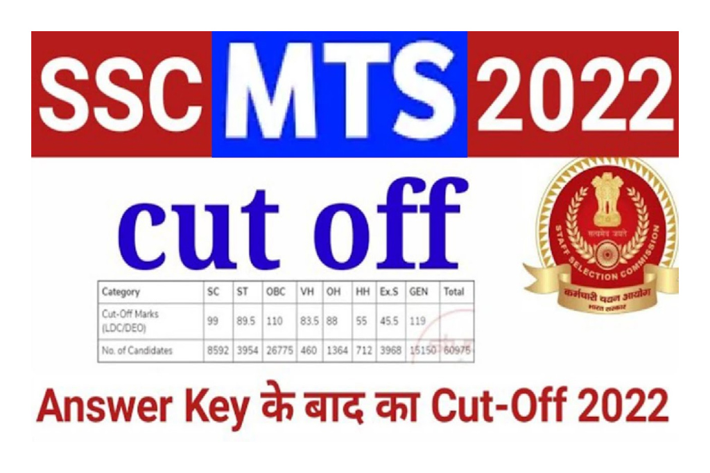 SSC MTS Havaldar Cut Off Marks 2022