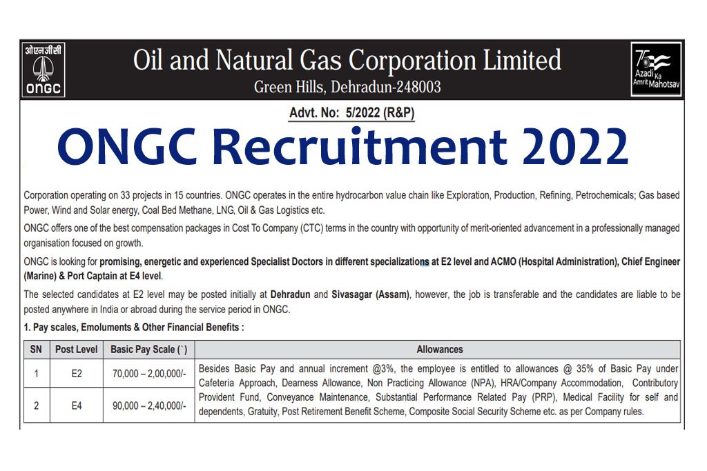 ONGC MO Recruitment 2022
