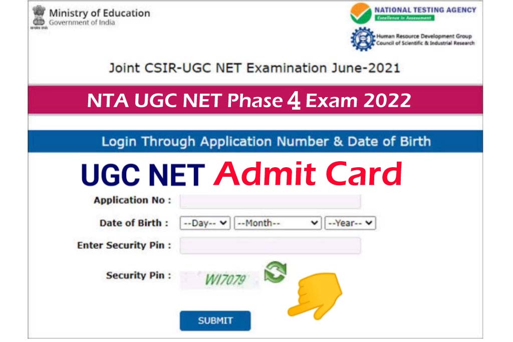 UGC NET Phase 4 Admit Card 2022