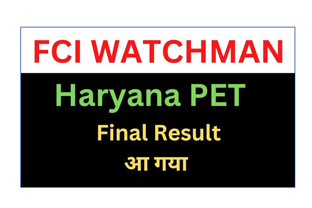 Haryana FCI Final Result 2022