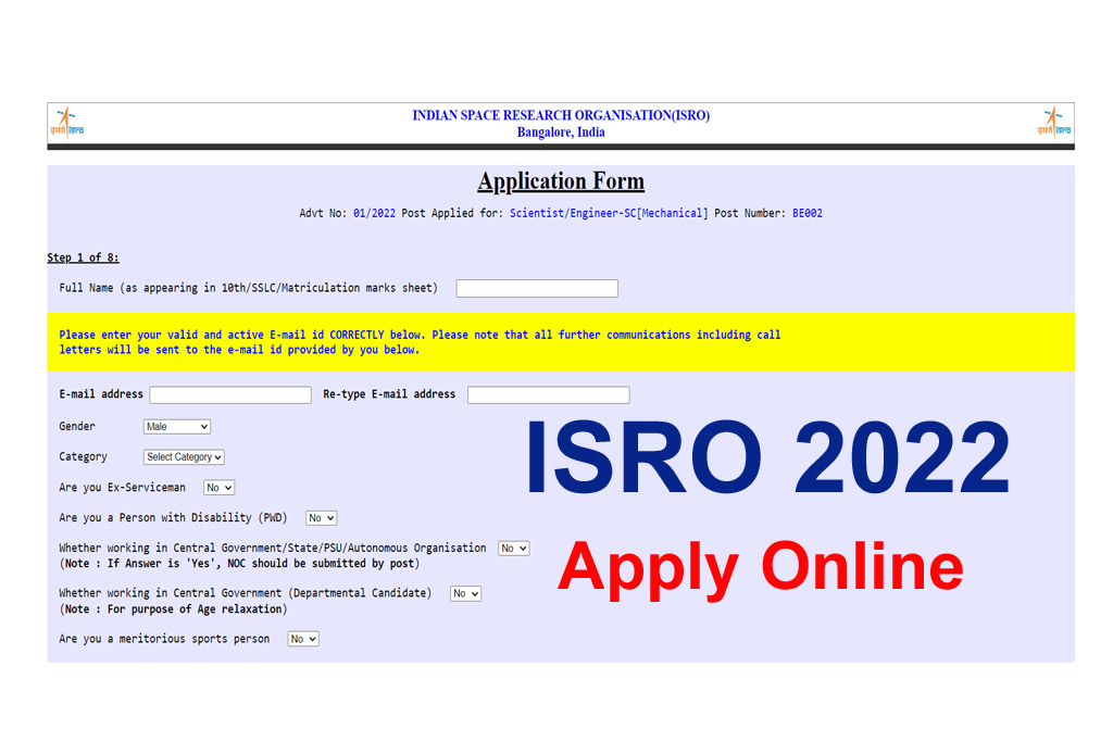 ISRO Recruitment 2022