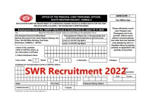 South Western Railway Recruitment 2022
