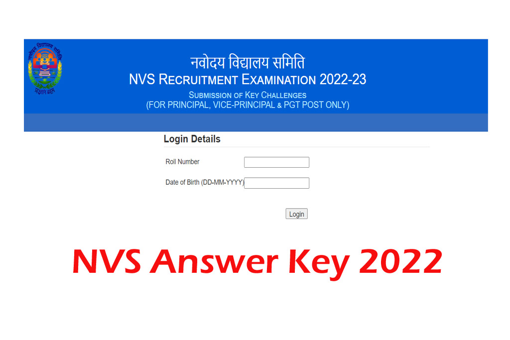 NVS Answer Key 2022