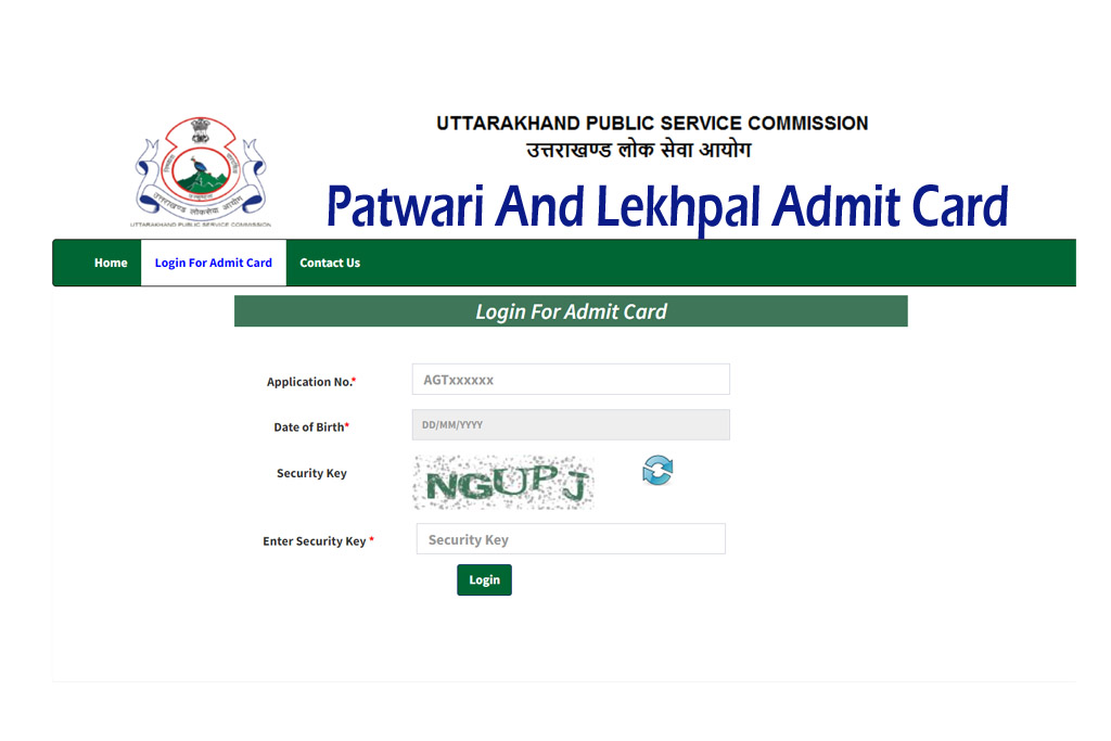 UKPSC Patwari And Lekhpal Admit Card 2022