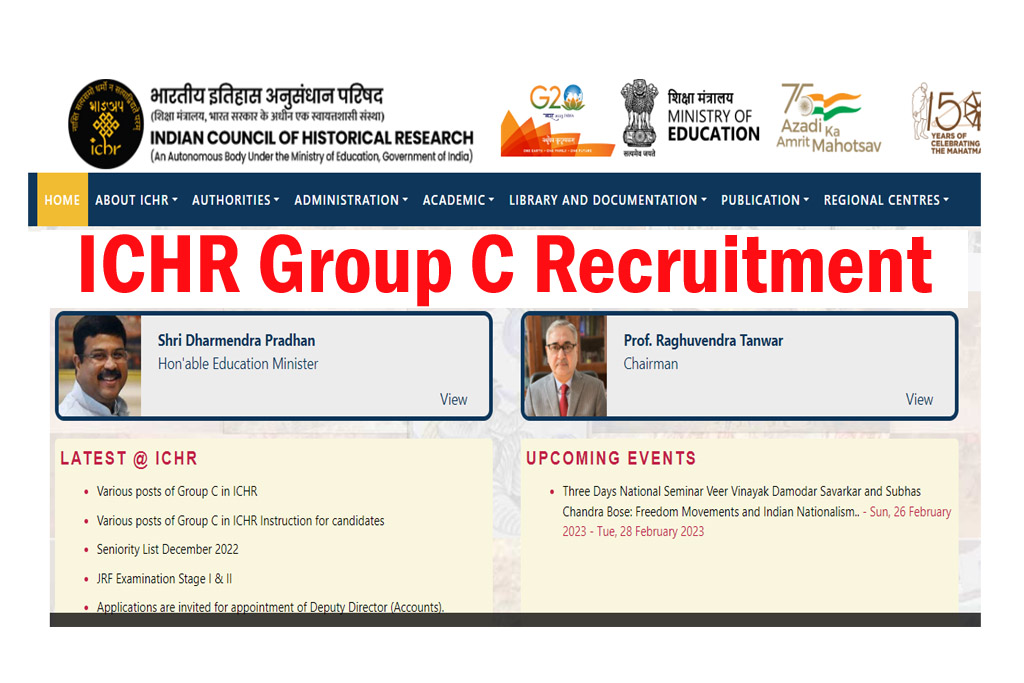 ICHR Group C Recruitment 2023