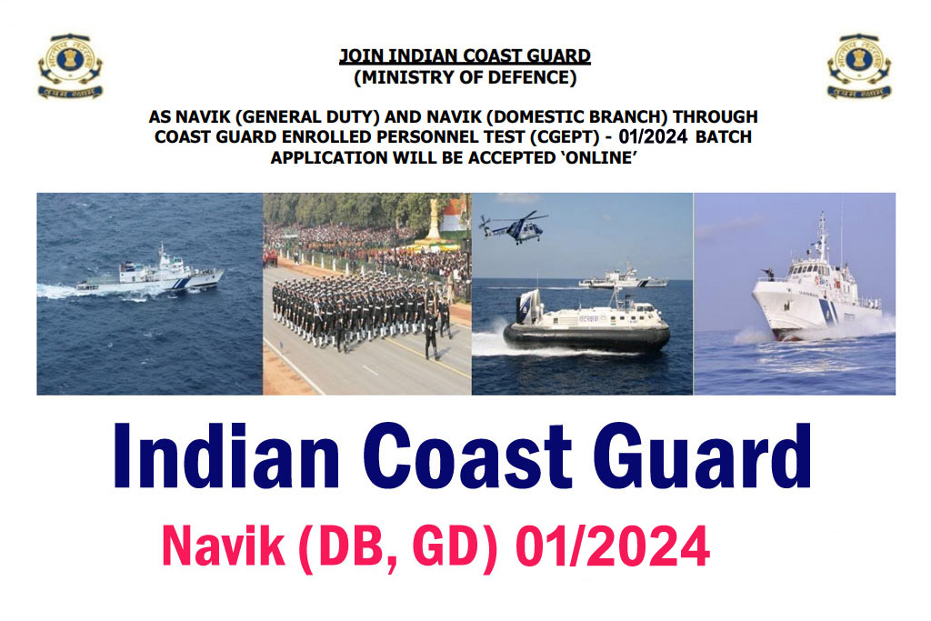 Indian Coast Guard Recruitment 2023 / ICG Yantrik Navik Online Form