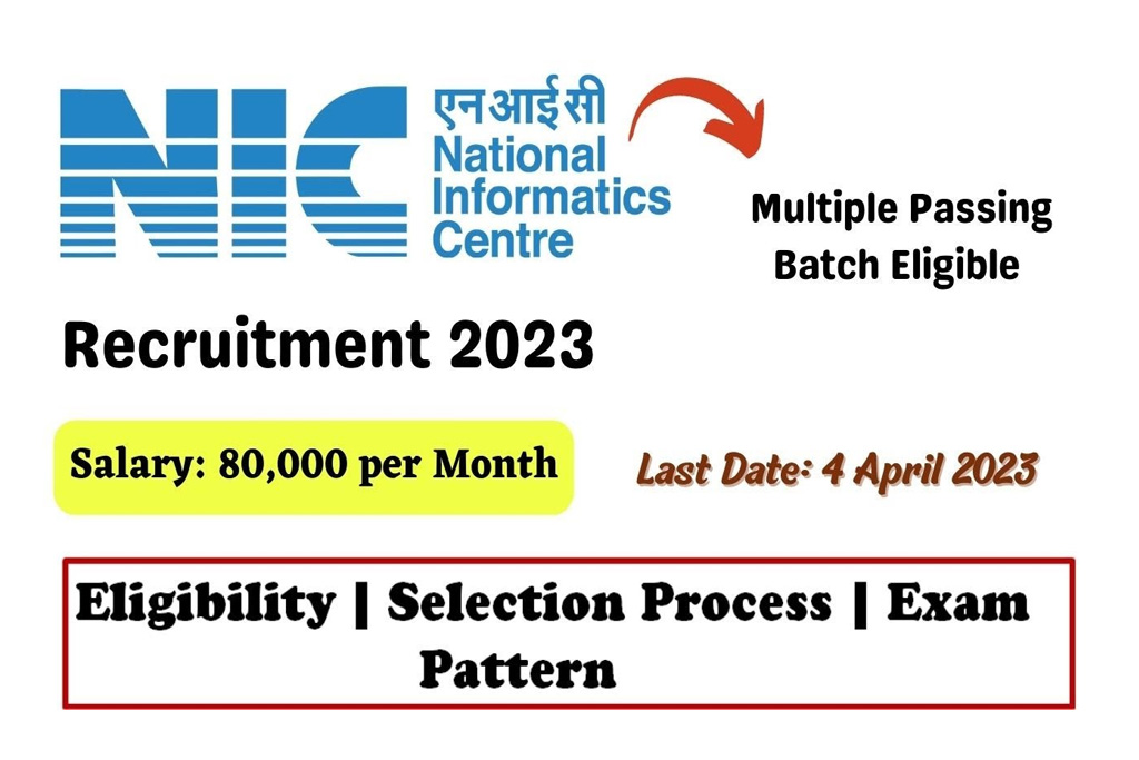 NIC Recruitment 2023 Scientific And Technical
