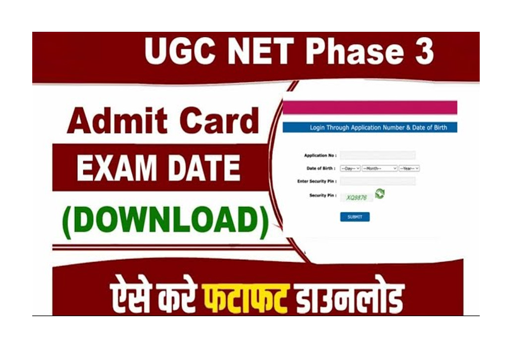 UGC NET Phase 3 Admit Card 2023