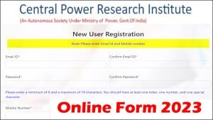 CPRI Online Form 2023