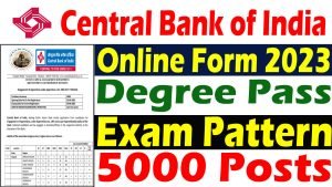 Central Bank of India Apprentice Online Form 2023