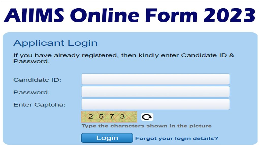 AIIMS Nursing Officer NORCET Online Form 2023