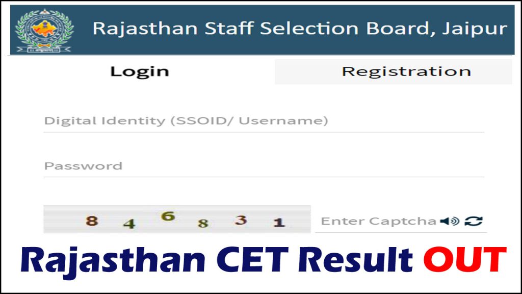 Rajasthan CET Graduate Level Result 2023