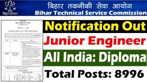 Bihar BTSC JE Recruitment 2023