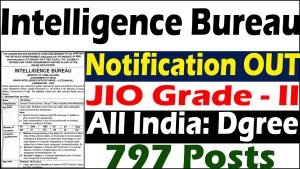 IB JIO Recruitment 2023