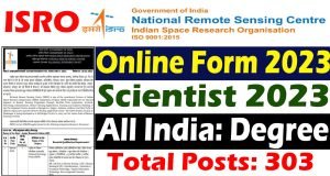 ISRO Scientist Recruitment 2023