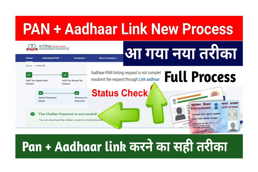 PAN Link To Aadhar Card And Check Status