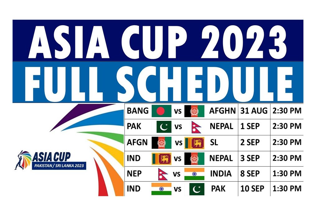 Asia Cup 2023 Schedule Time Table Archives All Jobs For You