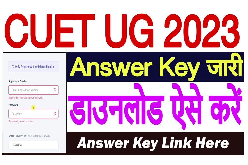 CUET UG Answer Key 2023