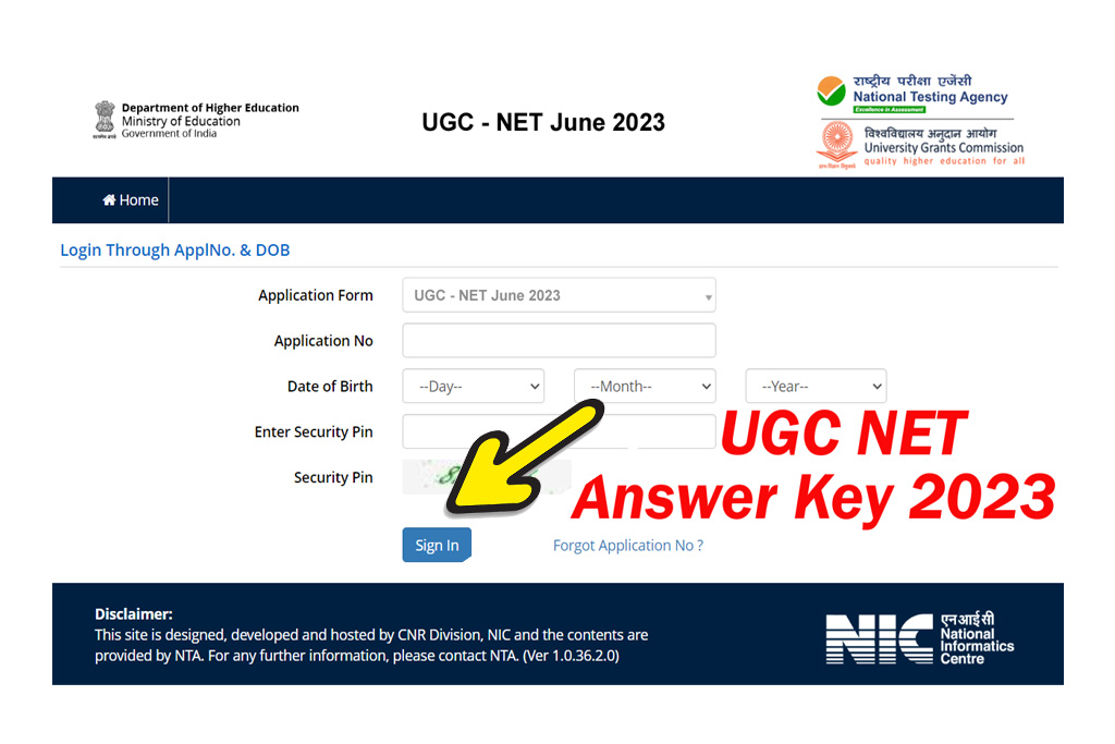 UGC NET Answer Key June 2023