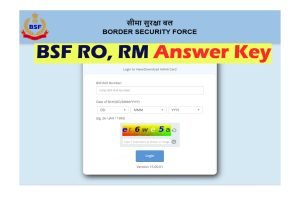 BSF RO RM Answer Key 2023