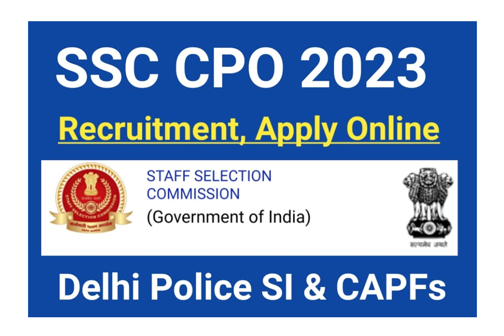 SSC CPO Online Form 2023