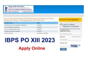 IBPS PO Online Form 2023