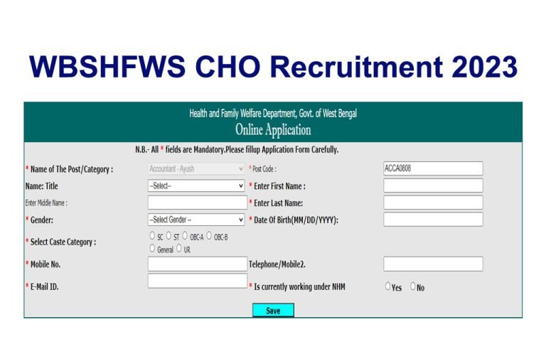 WBSHFWS CHO Recruitment 2023 Apply Online 1500 Vacancies All Jobs For You wbshfws-cho-recruitment-2023-apply-online-1500-vacancies-all-jobs-for-you