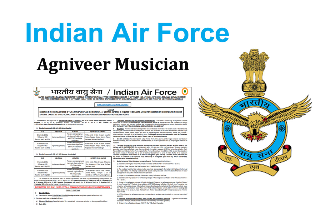 Air Force Agniveer Musician Recruitment 2023