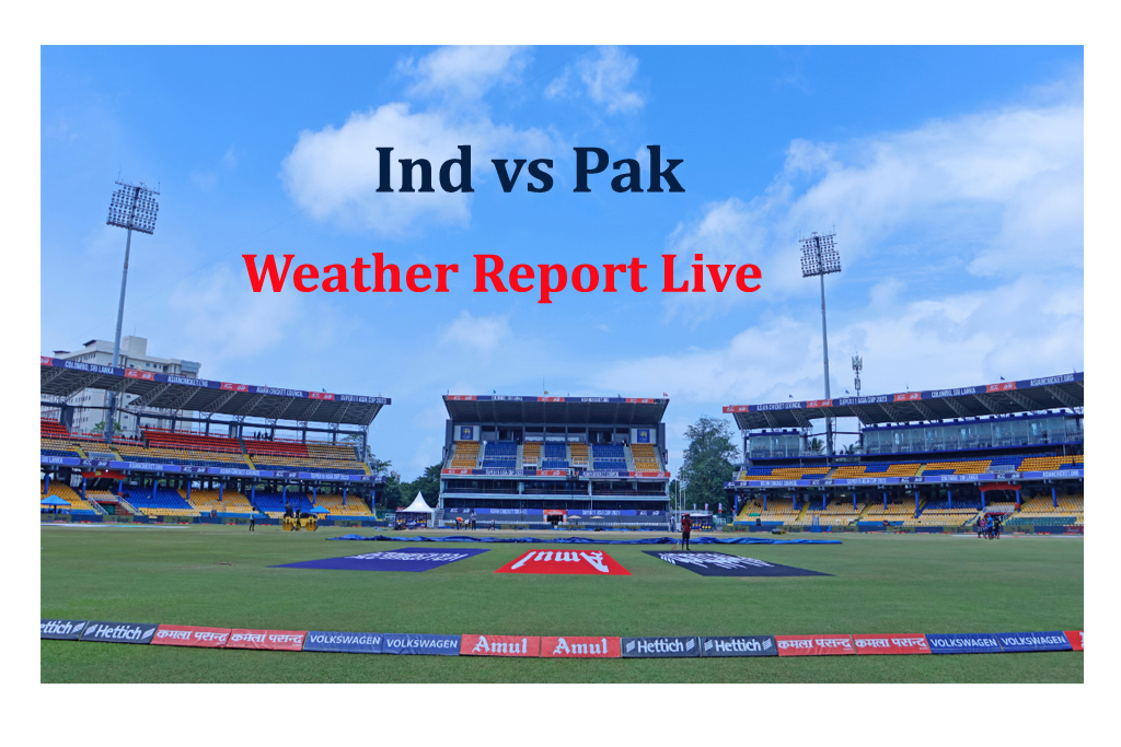 India vs Pakistan Live Weather Report